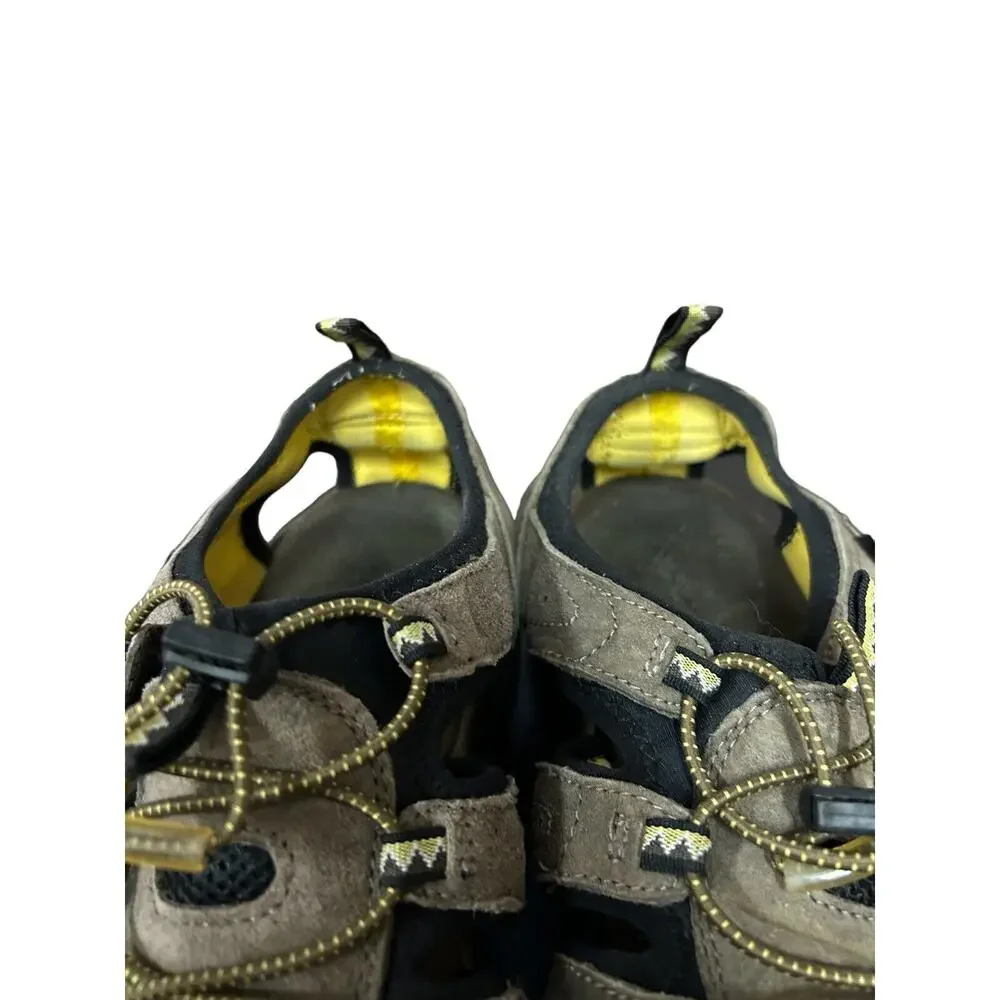 Eddie Bauer Brown‎ Men’s Shoes 13 M Sandal. Breathable. Outdoors Bungee Lace